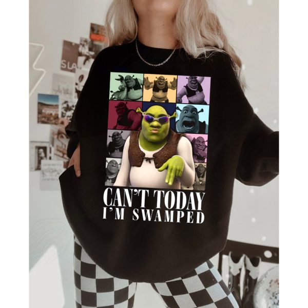 Shrek Can’t Today I’m Swamped Eras Shirt